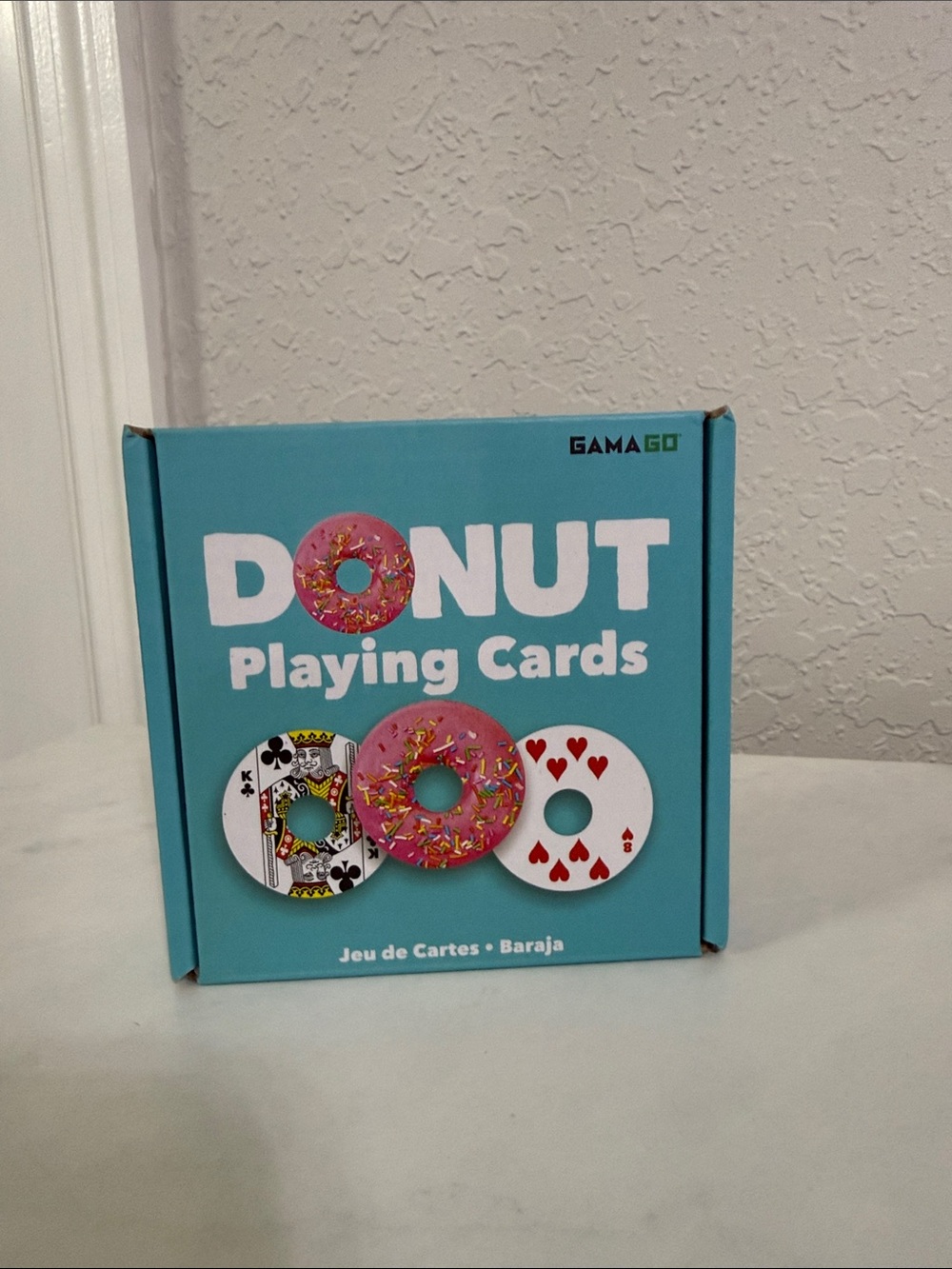 GamaGo Donut Playing Cards - Aqua Box